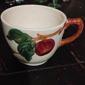 10 Franciscan Apple China Teacups and Saucers